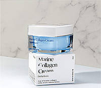 Универсальный крем Marine Collagen Cream с морским коллагеном для кожи лица, шеи, декольте (морщины)