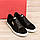 Чоловічі шкіряні кросівки  Suede Black, фото 6