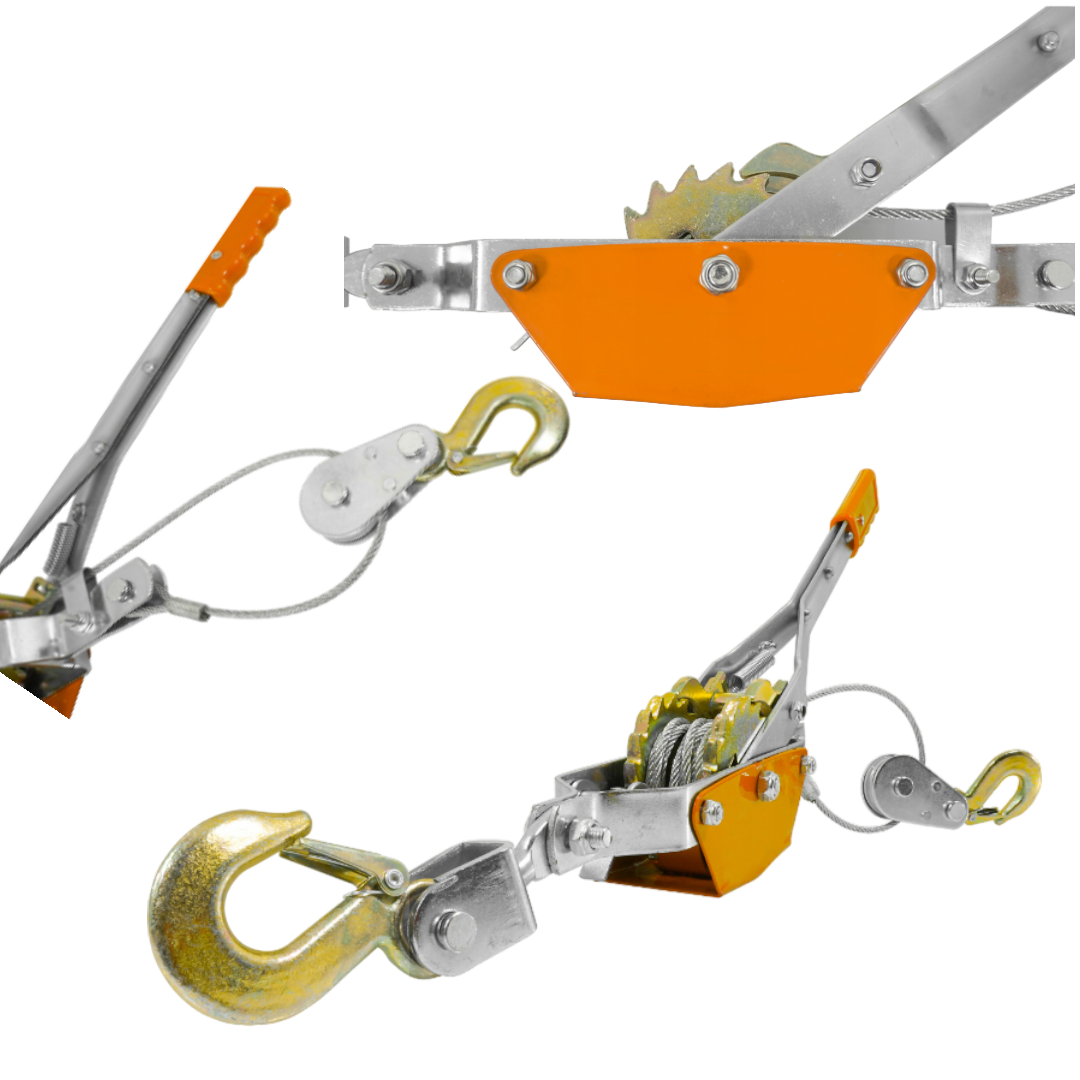 Лебідка з ручним приводом канатна 2000 кг, 1.5 м, фото 1