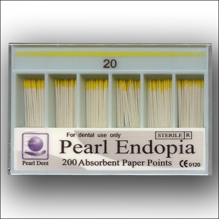 Штифти паперові Pearl Endopia 200 шт №20