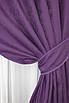 Шторна тканина жакард, колекція "Мармур Al1". Колір фіолетовий. Код 1301ш, фото 4
