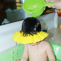 Козирьок захисний для миття та стрижки волосся для дітей від 4-х місяців до 6-ти років Lindo Жовтий