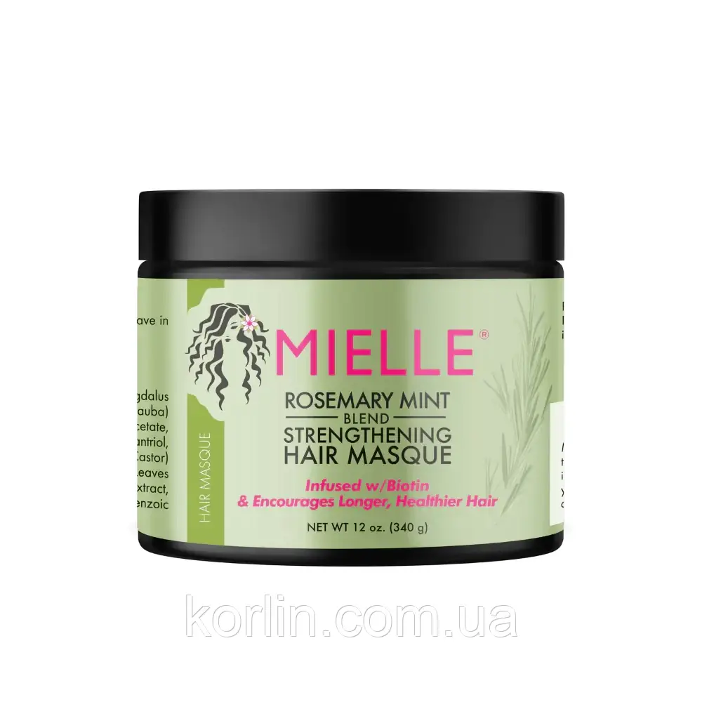 Mielle Rosemary Mint Scalp Олія для зміцнення Кожі Голови та Волосся з Розмарином і м'ятою 59 мл. США