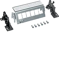Патч-панель 6-кратная под модули типа Keystone, с держателями FZ06MK