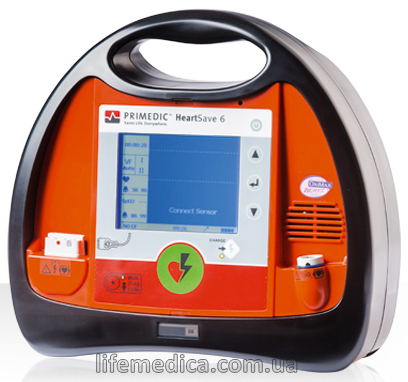Дефібрилятор напівавтоматичний PRIMEDIC HeartSave 6 | АЗД з ЕКГ монітором та голосовими інструкціями