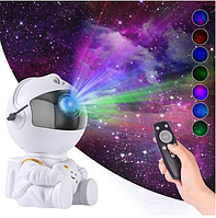 Детский лазерный ночник проектор звездного неба с пультом Астронавт