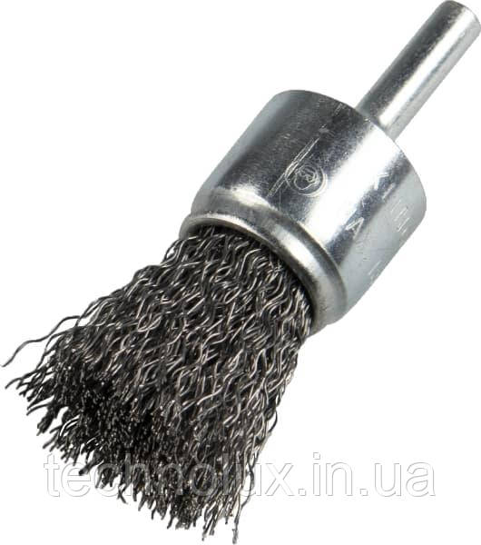Пензлева щітка зі стрижнем, рифлений дріт BPS 600 W 25х6х0,3мм Klingspor