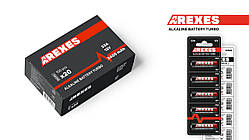 Батарейка 12V 23A Arexes alkaline (в упаковці 20 блістерів, 100 батарейок)