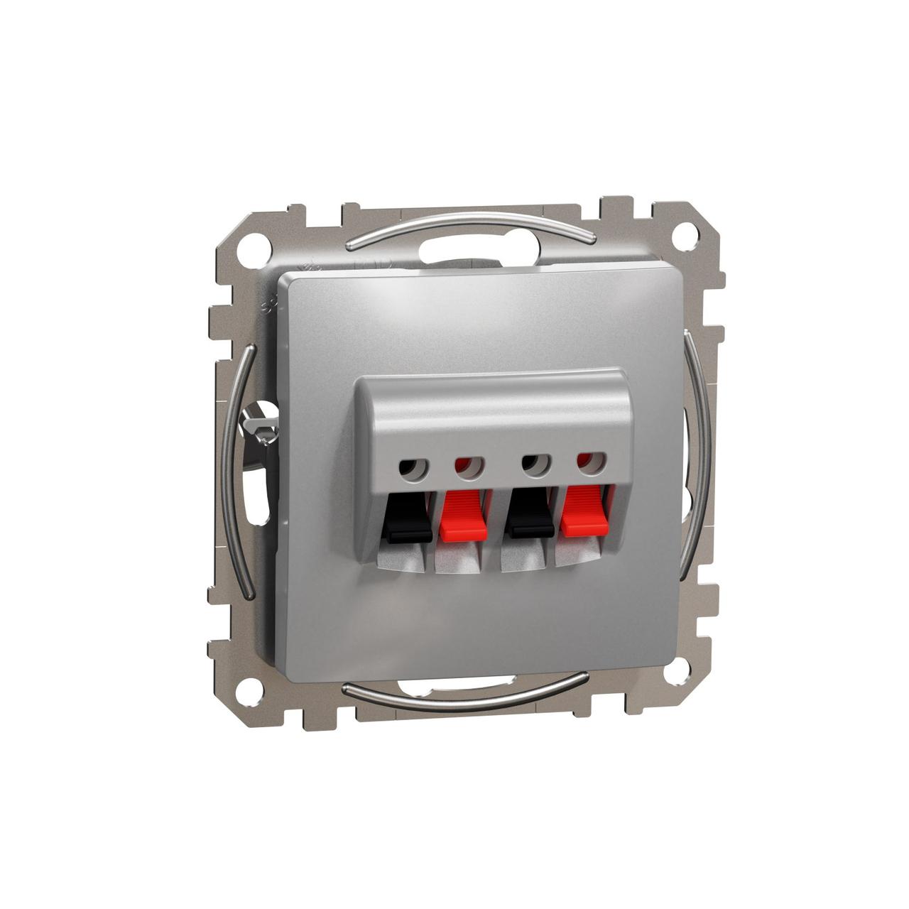 Аудіорозетка Schneider Electric Sedna Design (колір - алюміній)