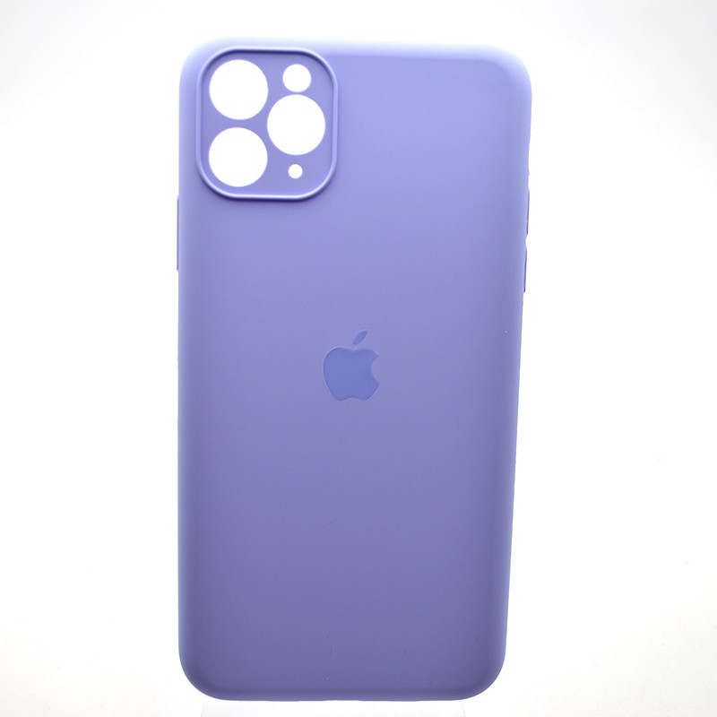 Силіконовий чохол накладка Silicon Case Full Camera для iPhone 11 Pro Lilac, фото 1