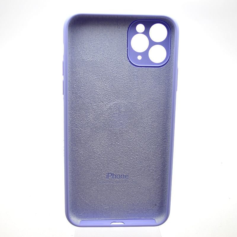 Силіконовий чохол накладка Silicon Case Full Camera для iPhone 11 Pro Lilac, фото 2