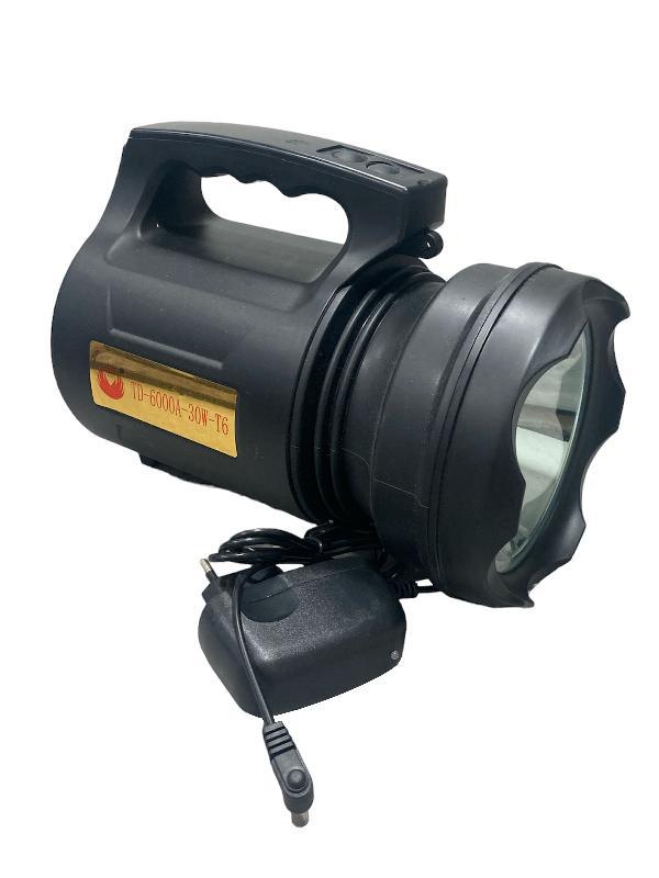 Ліхтарик ручний акамуляторний, модель TD-6000A-30W-T6