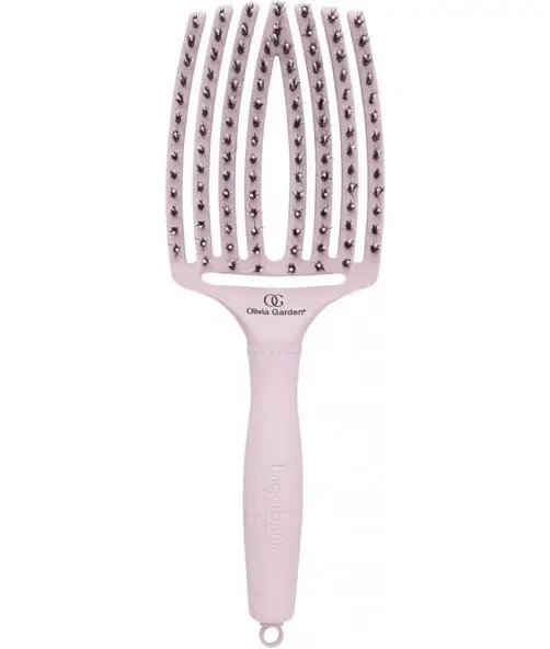 Щітка із комбінованою щетиною Olivia Garden Finger Brush Combo Pink Large OGID1686, фото 1