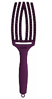 Щетка с комбинированной щетиной Olivia Garden FingerBrush Combo Medium Deep Purple OGID1762