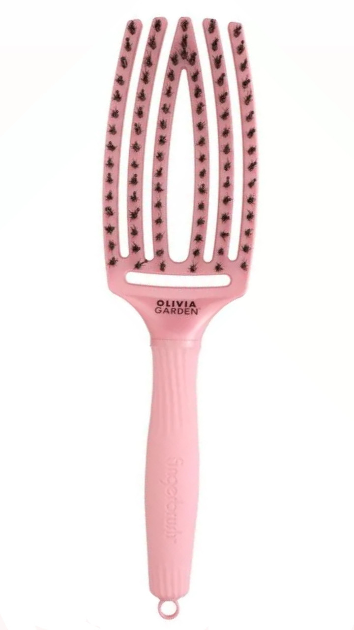 Щітка Olivia Garden Finger Brush Amore Pearl Pink Medium LE ID1790