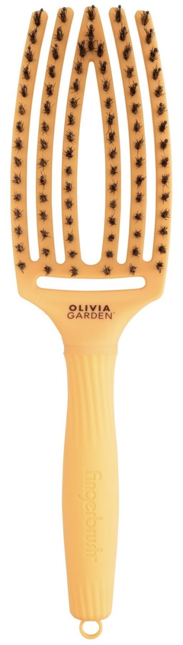 Щітка з комбінованою щетиною Olivia Garden Finger Brush Combo Nineties Juicy Orange OGID1793