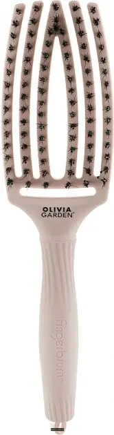 Щітка з комбінованою щетиною Olivia Garden Finger Brush Combo Medium Edelweiss OGID1738, фото 1