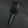 Щітка з комбінованою щетиною Olivia Garden Finger Brush Combo Midnight Green Emerald OGID1826, фото 3