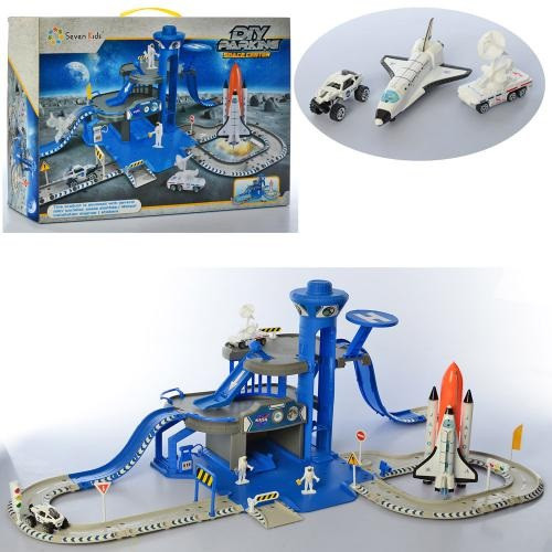Дитячий ігровий набір гараж JIA YU TOY TZ-530 Запуск шата 3 поверхи, фото 1