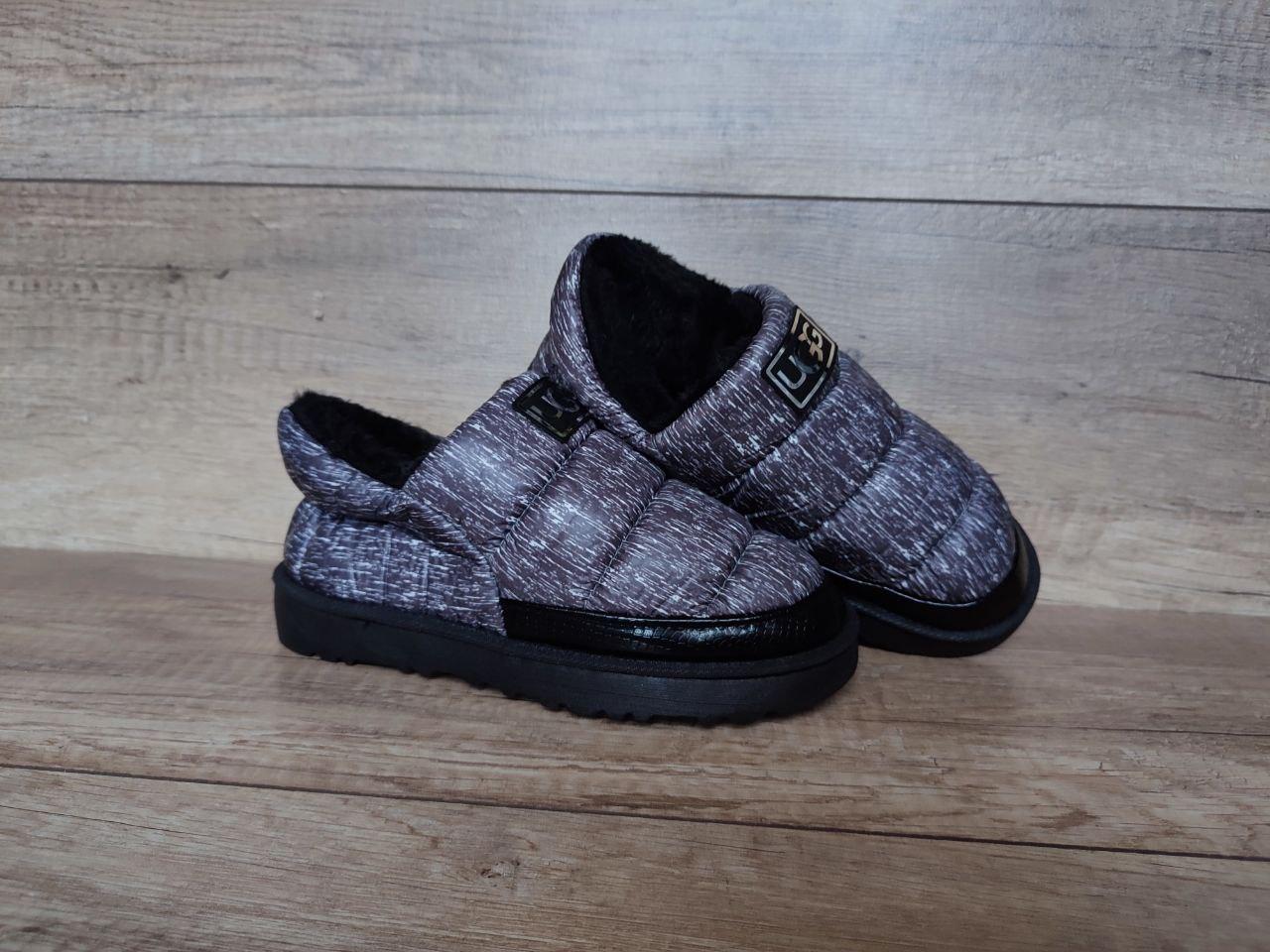 Сліпони жіночі зимові автоледі (B) дутики хутряні короткі уги укорочені UGG