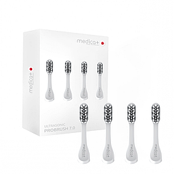 Насадки для звукової зубної щітки (4шт) MEDICA+ ProBrush 7.0 Compact