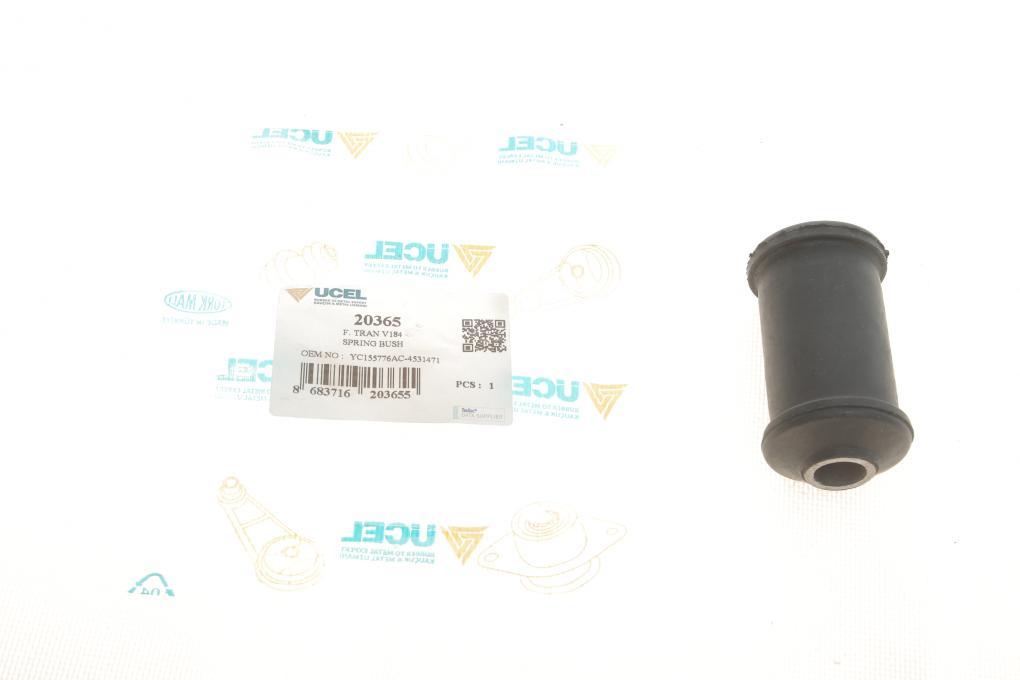 Сайлентблок кронштейна кріплення ресорів Ford Transit 2.0D/2.3/2.4D 00-06 UCEL 20365 UA61, фото 1