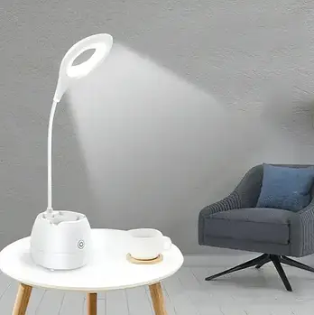 Настільна акумуляторна лампа SST-813 3 режими світла Лучшая цена