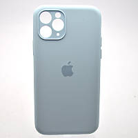 Силиконовый чехол накладка Silicon Case Full Camera для iPhone 11 Pro New Sky Blue