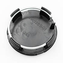 Ковпачки (заглушки) на диски TESLA (Тесла) 58 мм Чорний Білий лого (6005879-00-A, TLB0011), фото 4