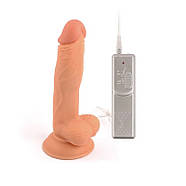 Вібратор на присоску Mr. Rude Buzzer Flesh 7.9, фото 3