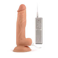 Вібратор на присоску Mr. Rude Buzzer Flesh 7.9, фото 4