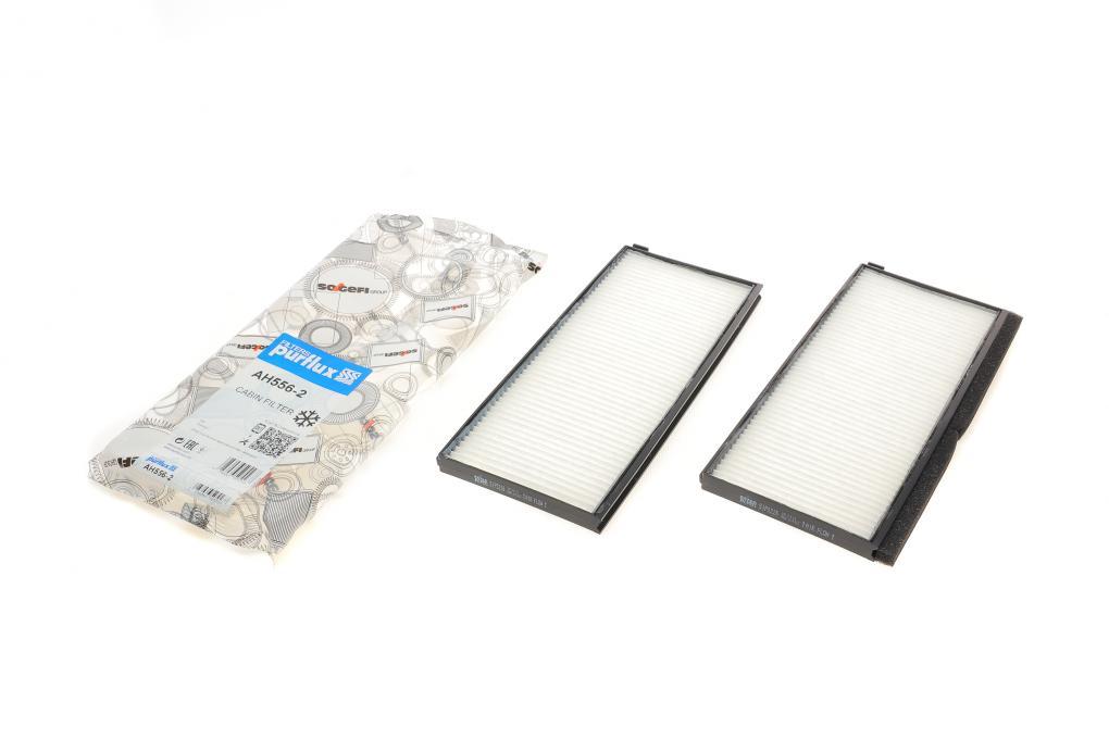 Фільтр салону Kia Carens 1.8i 00-02 (к-кт 2шт) PURFLUX AH556-2 UA62, фото 1