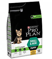 Сухий корм PRO PLAN Small&Mini Puppy <1 Healthy Start для цуценят дрібних порід, з куркою 3 кг (7613035114340)