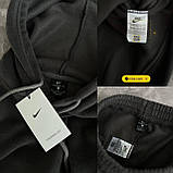 Чоловічий спортивний теплий зимовий костюм Nike M1773 сірий, фото 4