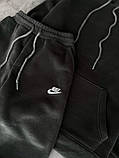 Чоловічий спортивний теплий зимовий костюм Nike M1773 сірий, фото 5