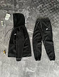 Чоловічий спортивний теплий зимовий костюм Nike M1773 сірий, фото 7
