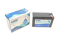 Акумуляторна батарея 7Ah/85A (150x65x100/+L/B0) (AGM) (мото) EXIDE AGM12-7F UA61