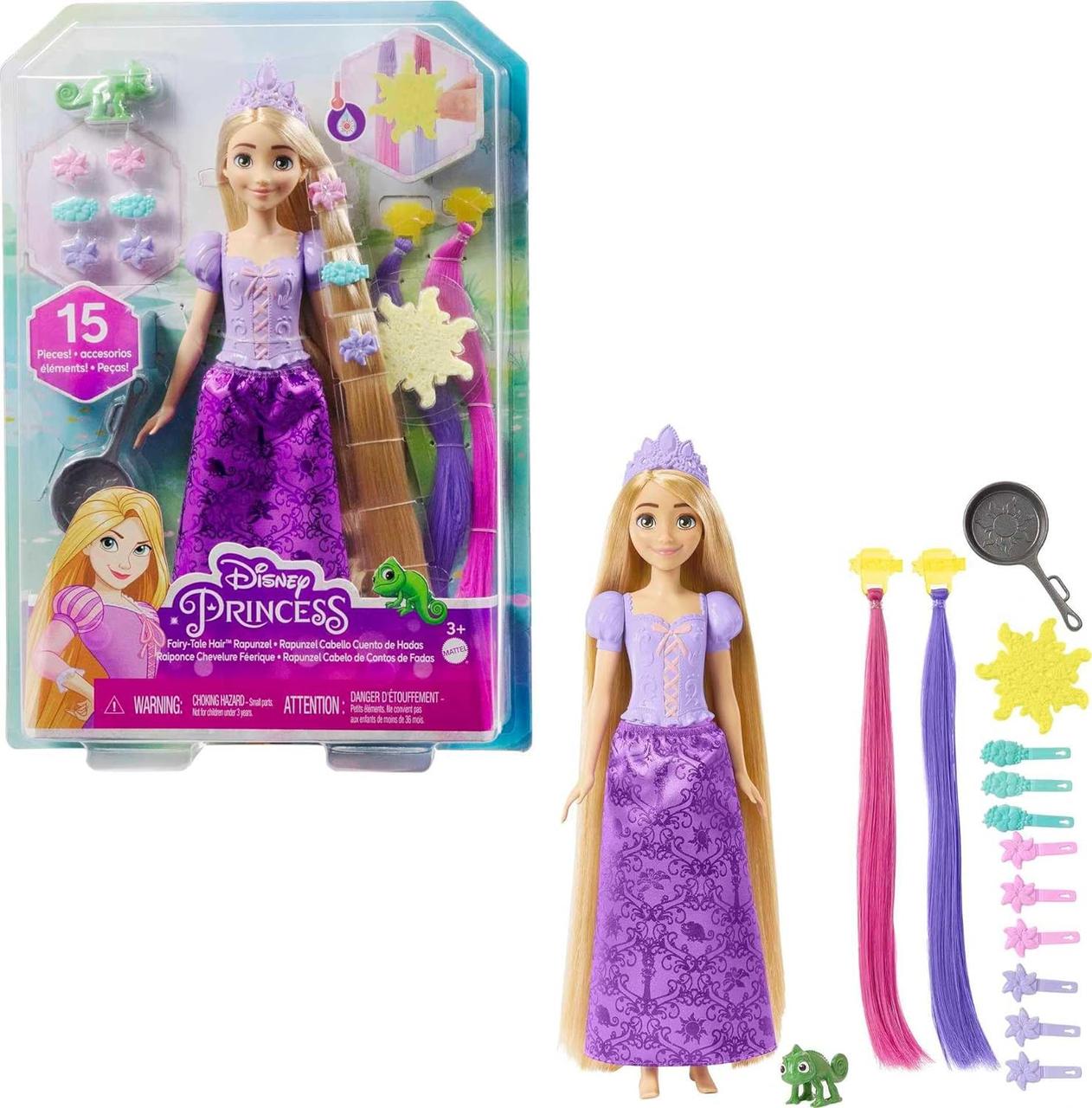 Лялька Рапунцель з аксесуарами Принцеса Дісней 27 см Disney Princess Rapunzel Mattel