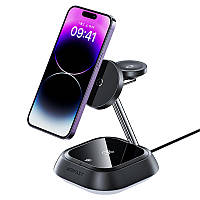 Беспроводная зарядка AceFast E16 desktop 3-in-1 Wireless Charging Holder Black