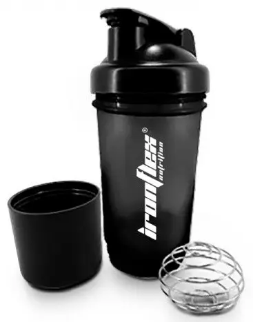 Шейкер IronFlex 500 ml 2-х компонентний Чорний
