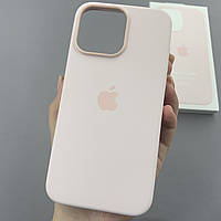 Чехол для Apple iPhone 15 Pro Max чехол с микрофиброй магсейф MagSafe на айфон 15 про макс светло розовый v0u