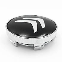 Ковпачки (заглушки) в литі диски CITROEN (Ситроен) 60 мм Чорні, фото 4