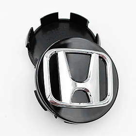 Ковпачки (заглушки) на литі диски HONDA (Хонда) 58 мм Чорні (08W40-Sen-9000-02)