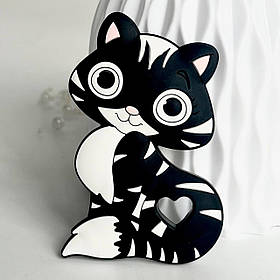 Котик ФЕЛІКС (чорний) прорізувач для зубів