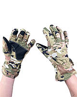 Зимові тактичні рукавиці Soft-shell Мультикам розмір XXL
