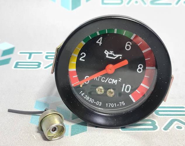 Указатель давления масла МТЗ механический (0-10атм.) МД 226 (JFD) (ID ...