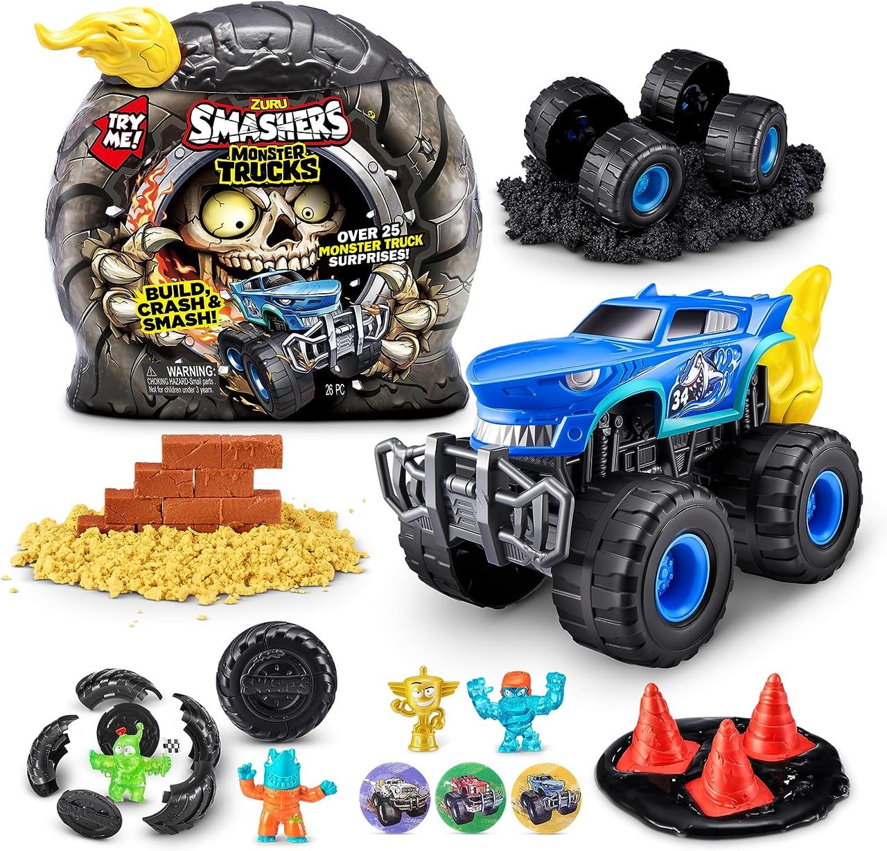 Ігровий набір Smashers Monster Wheels Shark truck