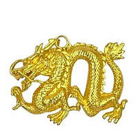 Підвіска на ланцюжку "Дракон" сталь 14К