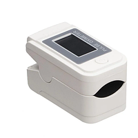 Пульсоксиметр Fingertip LK-89 на палець портативний вимірювач кисню в крові Білий