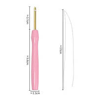 Голка для килимової техніки 5 мм (рожева)